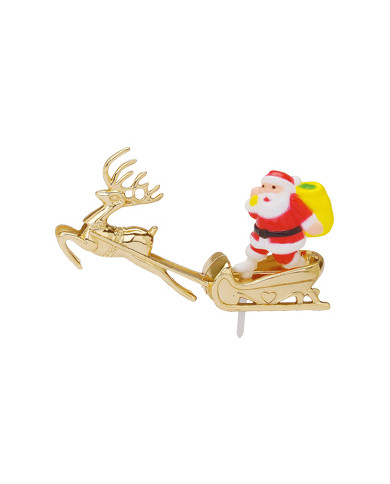 PAI NATAL TRENÓ DOURADO C/36 UN-REFª 14391