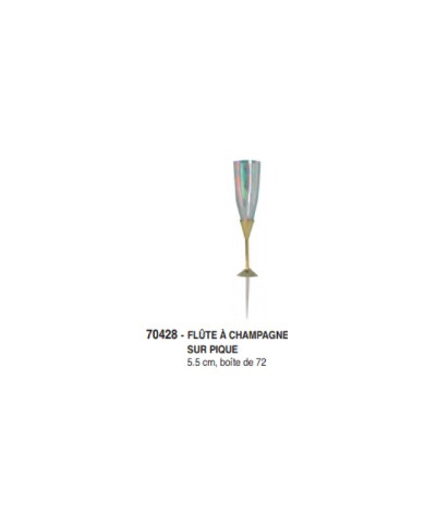 FLUTE CHAMPANHE C/72 UN - MF70428