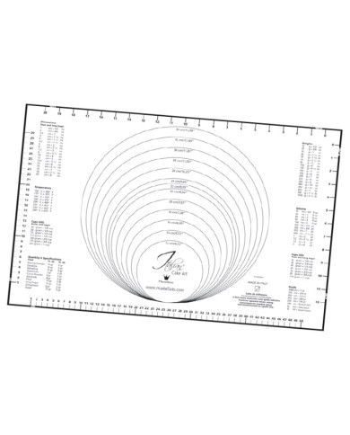 40-W141 - PLASTIC MEASUREMENT MAT 600X400MM