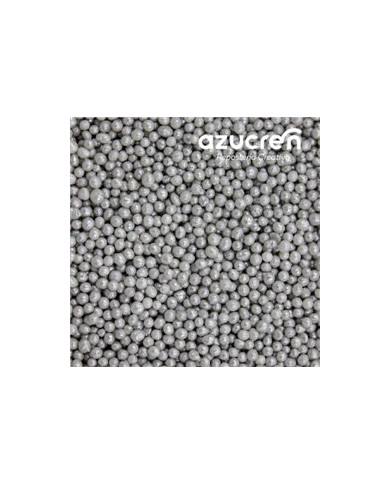 AZ01124 - MINI PEROLA AÇÚCAR PRATA 100GR