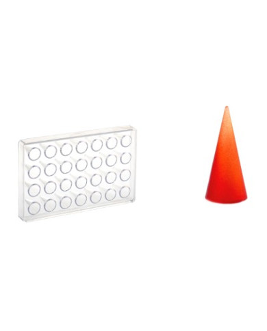 MA4007 - MOLDE POLICARBONATO PIRAMIDE CONE