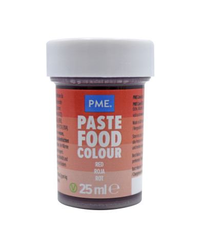 PC1052 - CORANTE PASTA 25 GR VERMELHO