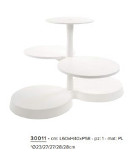 SUPORTE P/BOLOS 5 ANDARES BRANCO-30011