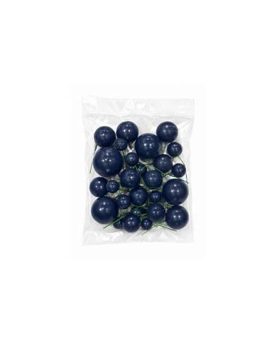AZ02090 - SET 20 BOLAS DECORATIVAS AZUL NAVY