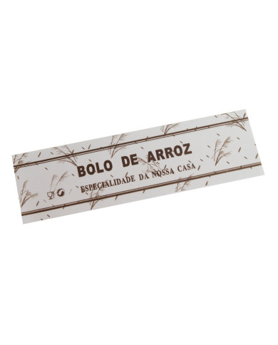 CINTAS DE BOLO DE ARROZ CASTANHAS ONDULADAS 7 CM
