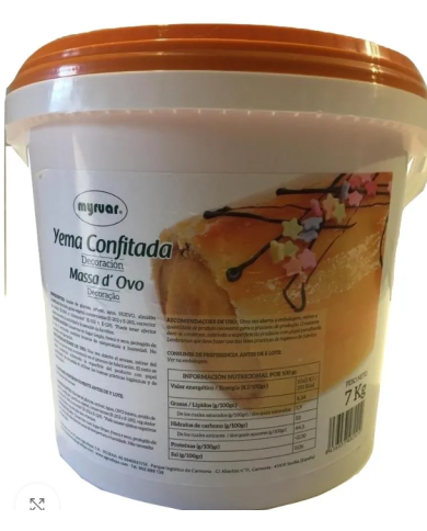 MASSA DE OVO DECORAÇÃO 1 X 7 KG