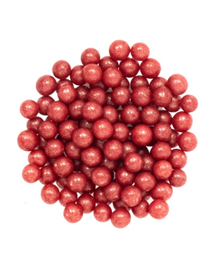 PÉROLAS P/DECORAÇÃO VERMELHAS