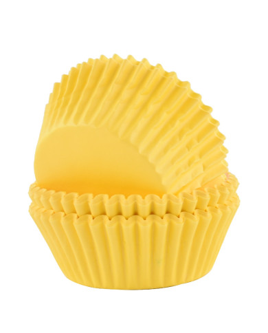 CÁPSULAS P/CUPCAKES AMARELAS (60UN) - BC603