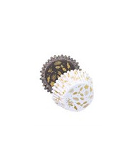 BC852 - CUPSULAS CUPCAKE FORRADAS ALUMINIO AZEVINHO (30 UN)