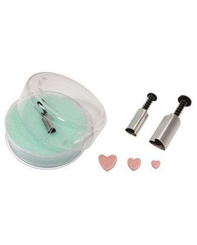 MH150 - CORTANTE ALUMINIO CORAÇÃO - SET 3 UN
