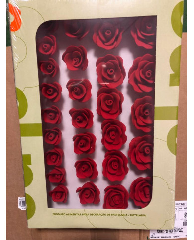 ROSA BOUQUET C/27 VERMELHO - 10400116V