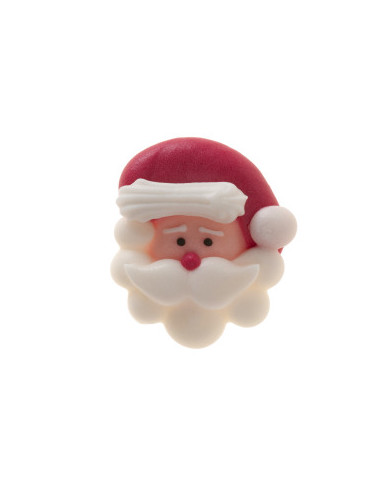 205174 - DECORAÇÃO AÇÚCAR CARA PAI NATAL 35X31