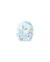 BC851 - CUPSULAS CUPCAKE MOTIVOS FLORAIS FESTIVOS (30 UN)