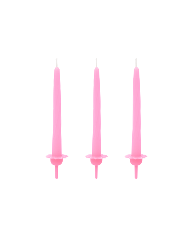91100B - VELAS ROSA H7CM
