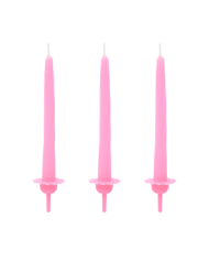 91100B - VELAS ROSA H7CM