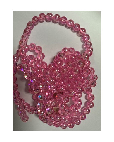 24030B -DECORAÇÕES FIO DE PEROLA ROSA