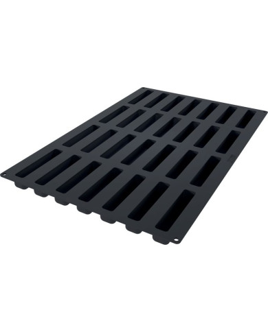 MF11339 - MOLDE SILICONE ECLAIR (28 PEÇAS)