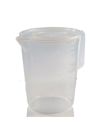 CFTRA6C - COPO GRADUADO TRANSPARENTE 6 LT C/TAMPA