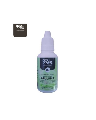 AZ01527 - CORANTE LIPOSSOLUVEL EM GEL VERDE ALFACE  30ML AZULUBLE