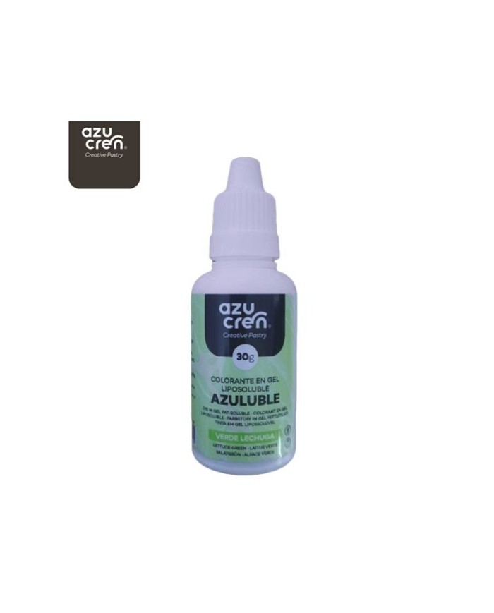 AZ01527 - CORANTE LIPOSSOLUVEL EM GEL VERDE ALFACE  30ML AZULUBLE