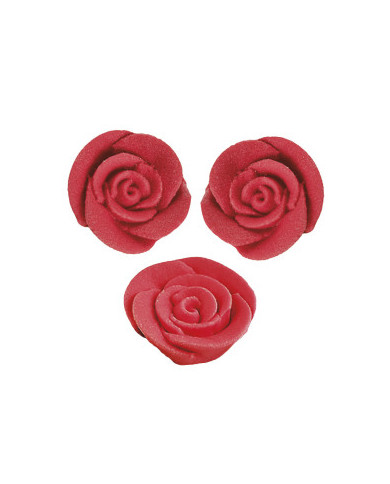 ROSAS AÇÚCAR VERMELHAS 3CM C/48 - 205158