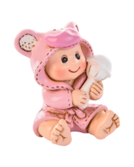 BEBÉ EM PIJAMAS ROSA 26197B