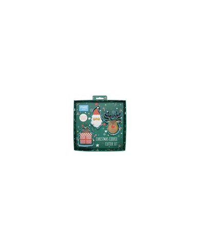 SCB709 - KIT 3 CORTADORES BOLACHAS PAI NATAL