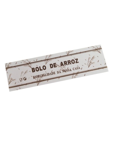 CINTAS DE BOLO DE ARROZ CASTANHAS ONDULADAS 7 CM