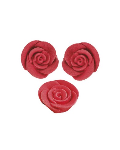 ROSAS AÇÚCAR VERMELHAS 3CM C/48 - 205158