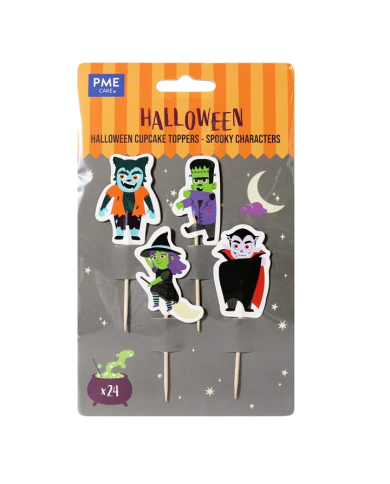 HW24TOP047 - TOPPERS PERSONAGENS ASSUSTADORAS HALLOWEEN