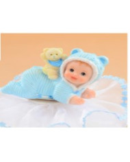 BÉBÉ GATINHANDO AZUL REF.26165 C