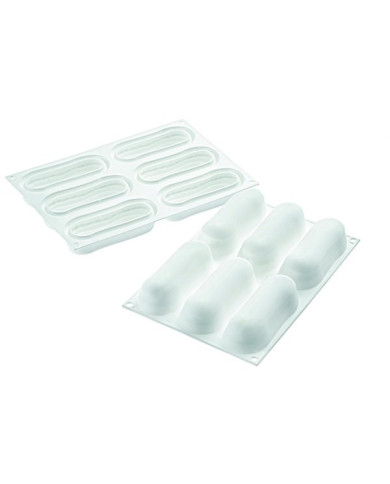 MF11167 - MOLDE SILICONE 6 ECLAIR