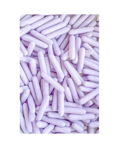 AZ01663 - PALITOS DE AÇÚCAR COR LILÁS 700 GR