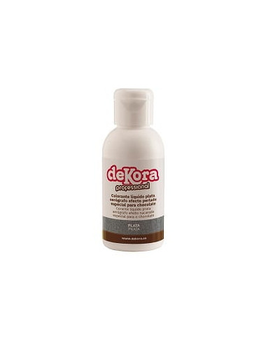 412034 - COLORANTE AERÓGRAFO PARA CHOCOLATE PRATA PERLADO 100 GR