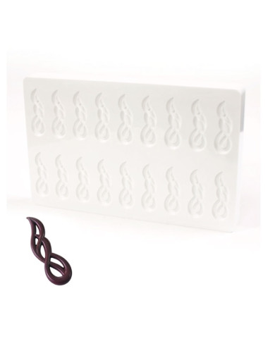 WHITE POLPCARBONATE MOLD DECO - 20-D001