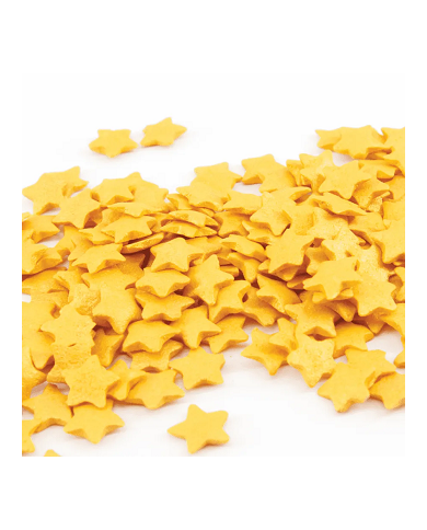 22160 - ESTRELAS DE AÇÚCAR AMARELAS 1 KG