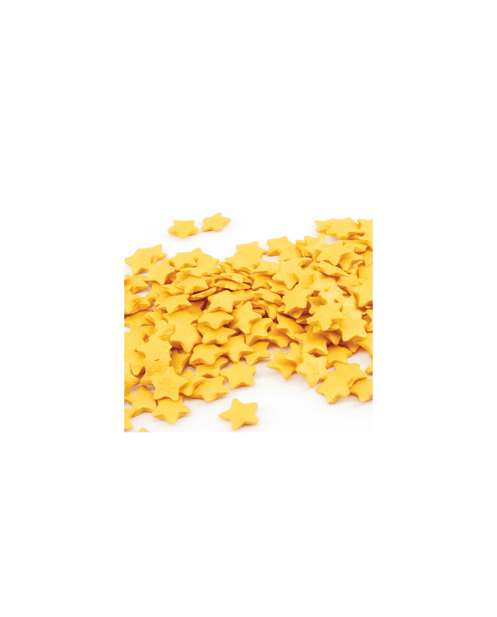 22160 - ESTRELAS DE AÇÚCAR AMARELAS 1 KG