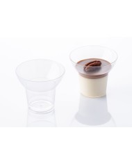 CONE-SHAPED SMALL GLASS 135 ML 100 PCS - PMOCO002