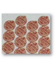 428183 - PLACA CHOCO BRANCO BOAS FESTAS (72 UNID)