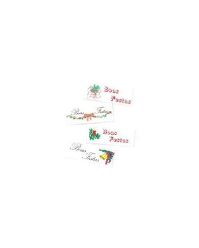 PLACAS OBREIA BOAS FESTAS C/50 - 10900509