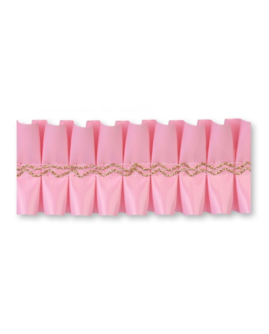 24192B - FITA CONTORNO BOLO  - ROSA 10 MT