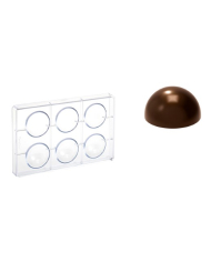 MA5005 - MOLDE POLICARBONATO SEMISPHERE D.60 H 30 MM
