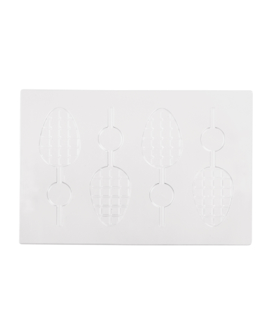 20L001 - EGG BAR LOLLI POP PACK 2 MOULDS