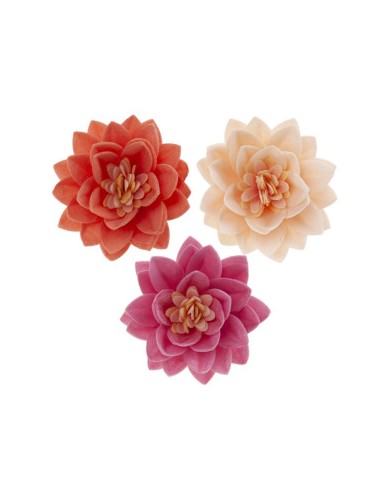126154 - FLOR OBREIA 3 CORES 7CM (15)