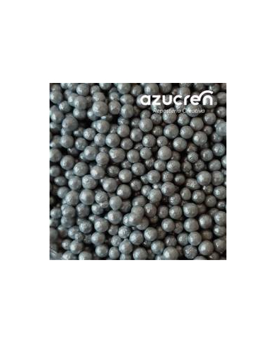 AZ01144 - PEROLA AÇÚCAR PRATA 4 MM (900 GR)