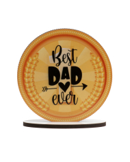CAKE TOPPER DIA PAI - BEST DAD EVER - 354121