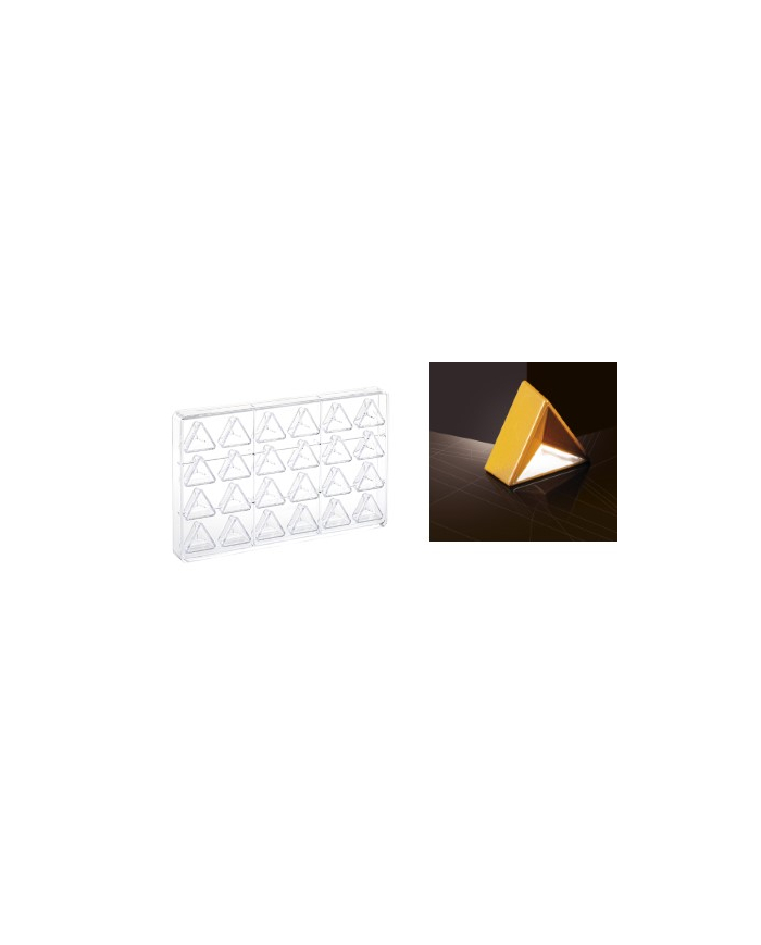 MA 1009 - MOLDE POLYCARB.PRALINE PRISMA