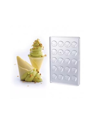 20GU001- MOULD SHELL CONE TRANSPARENTE