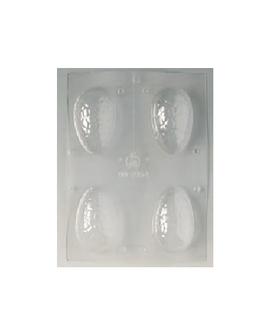 MOLDE POLYEHYLENE OVO ESTALADO 4 pcs 83x54 h24 mm 90-2354