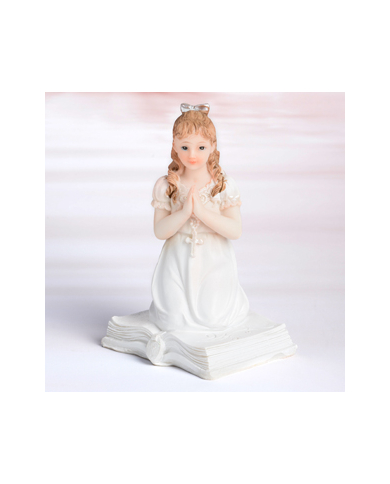 MENINA REZANDO C/BIBLIA REF.27171B